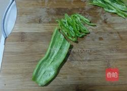 尖椒肉丝卤手擀面的做法图解3