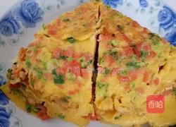 火腿鸡蛋饼的做法图解5