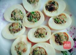 一蛋两吃之一⭐蛋清蒸肉的做法图解2