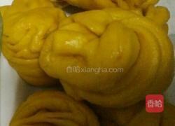 南瓜花卷的做法图解6