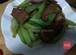 腊肉西芹的做法图解13