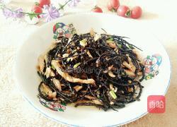 核桃花炒肉丝的做法图解9