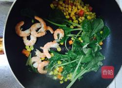 虾仁鸡蛋炒饭的做法图解8