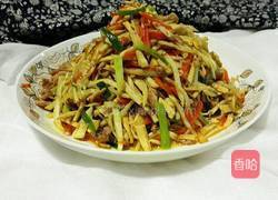 冬笋香干炒肉丝的做法图解21