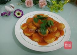茄汁樱玉豆腐的做法图解4