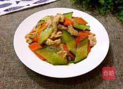 胡萝卜黄瓜炒肉片的做法图解9