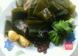 海带老鸭汤的做法图解2