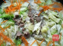 羊肉白菜的做法图解4