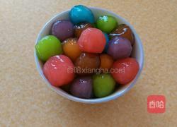 七彩芋圆的做法图解6