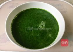 菠菜手擀面的做法图解2