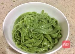 菠菜手擀面的做法图解11