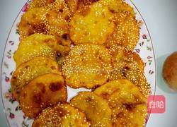 金黄芝麻南瓜饼的做法图解5