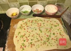 葱油花卷（葱油火腿花卷）的做法图解2