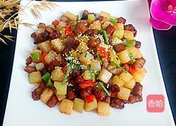 肉丁芥菜头的做法图解12