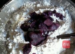 紫薯圆子的做法图解2
