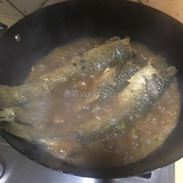 打开锅盖大火收汁。