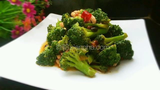  豆豉炝炒西兰花