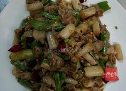 泡藕带炒鸡杂的做法图解3