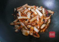 白菜炒年糕的做法图解6