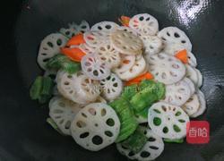 炒莲菜的做法图解6