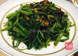 黄豆酱炒空心菜的做法图解8
