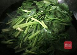 菠菜拌香干的做法图解3