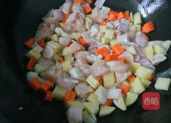 咖喱鸡肉盖浇饭的做法图解3