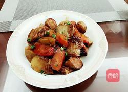 胡萝卜芋艿烧五花肉的做法图解5