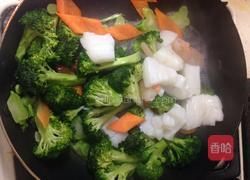 海鲜西兰花的做法图解4