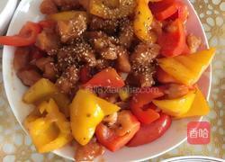 彩椒鸡丁的做法图解8