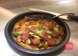 火腿芝士披萨的做法图解7