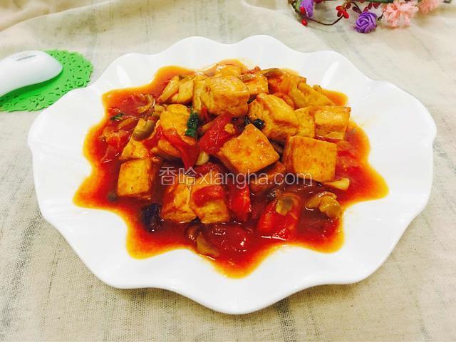 西红柿烧豆腐