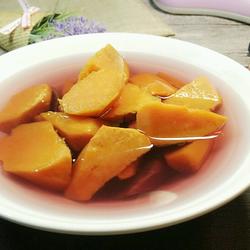 姜汁番薯糖水（淡紫色）的做法[图]