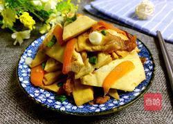豆腐干胡萝卜烧肉的做法图解10