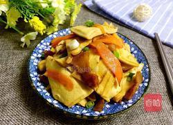 豆腐干胡萝卜烧肉的做法图解11