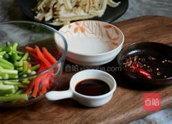 蒜苔炒牛肚的做法图解3