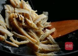 蒜苔炒牛肚的做法图解5