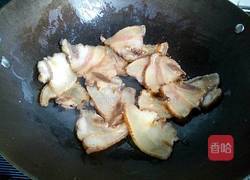 腊肉炒豆豉的做法图解4