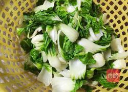 青菜香菇腊肠菜饭的做法图解2