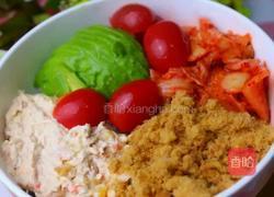 治愈系牛油果拌饭的做法图解3