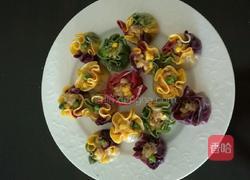 鸡肉蔬菜汁烧麦的做法图解12