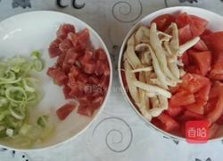 番茄白玉菇炖驴肉的做法图解3