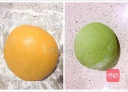 南瓜玫瑰花卷的做法图解2