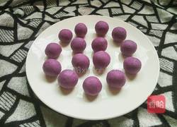 奶香紫薯丸子的做法图解10