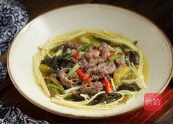 酸汤金针肥牛的做法图解12