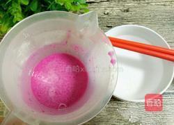 玫瑰花馒头（红心火龙果汁）的做法图解6
