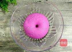 玫瑰花馒头（红心火龙果汁）的做法图解9