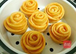 玫瑰花馒头（红心火龙果汁）的做法图解24