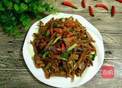 腊肉炒笋干的做法图解1