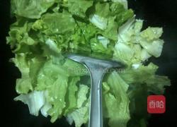 虾仁生菜的做法图解4